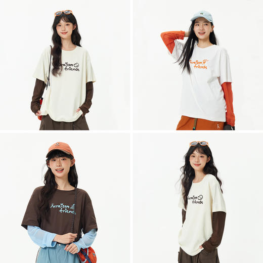 【春夏爆品】ACMEITEM爱棵米拼接长袖GAH2340654C 商品图1