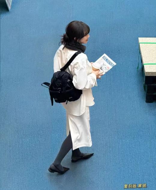 F031625春季新款尼龙大容量轻度防水超耐磨舒适时髦双肩包 商品图14