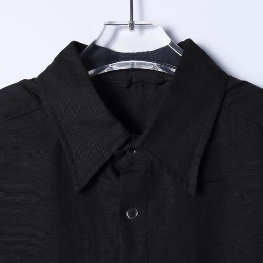 SDSA男装2026新款高贵轻奢韩版简约纯色肌理感长袖衬衫百搭衬衣 商品图1