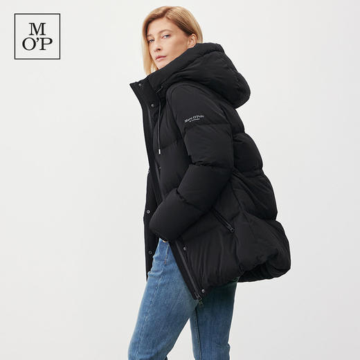 【蒋梦婕同款】Marc O'Polo/MOP冬新款时尚连帽长款羽绒服外套女 商品图3