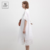 Marc O'Polo夏季新款好看时尚白色廓形圆领纽扣设计半袖连衣裙女 商品缩略图2