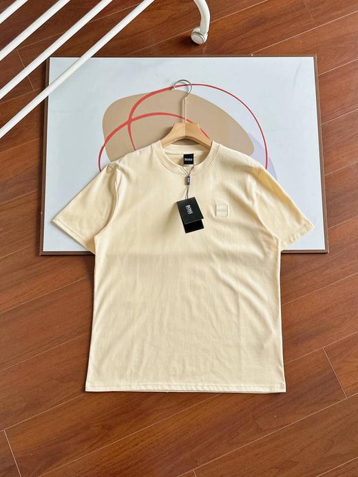 纯棉T恤！！ 立体刺绣小标圆领衫 商品图2