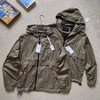 F031652男士卡其纯色连帽轻便户外夹克春秋薄外套风衣防晒服 商品缩略图0