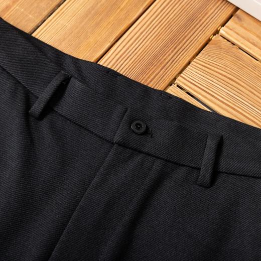 F031604秋冬男士羊毛呢轻商务修身包边小直筒休闲长裤 商品图11