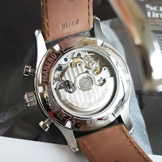 【98新（放置品）】Carl F. Bucherer 宝齐莱 00.10919.08.93.01自动机械机芯日期显示、计时43MM（男款）马利龙系列精钢130326NJS17 商品图7
