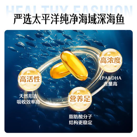 Swisse倍浓度浓缩野生鱼油胶囊60粒（青少年6-18岁）补脑提高记忆力 商品图4