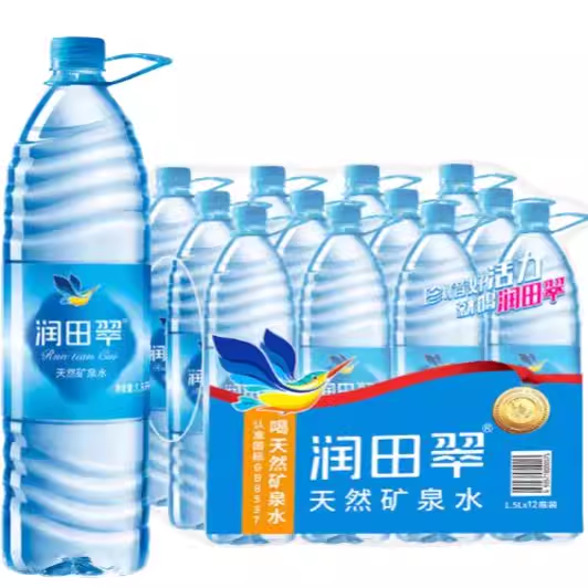 【仅供集采】润田翠矿泉水 1.5L*12