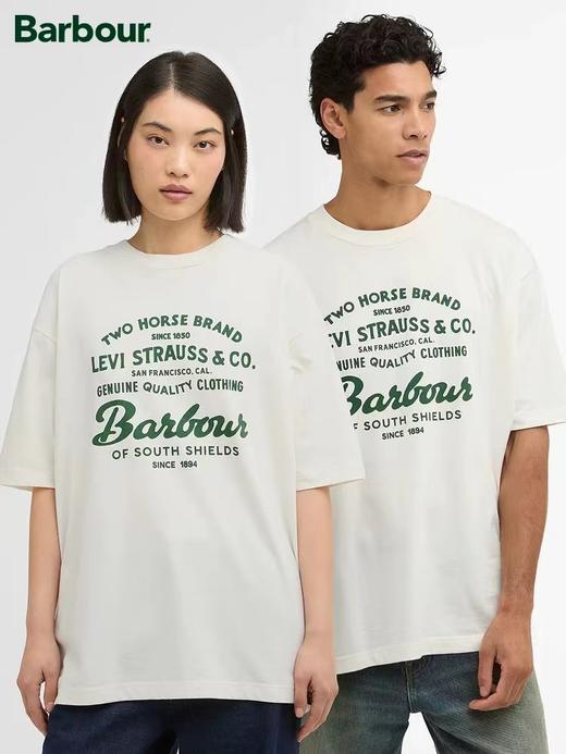 F031641联名款宽松剪裁自带中性松弛感情侣印花T恤上衣 商品图12