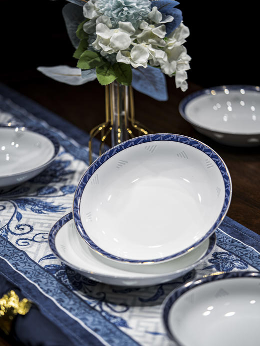 富玉  |  景德镇7英寸-8英寸涡盘/6.5英寸骨碟 商品图0