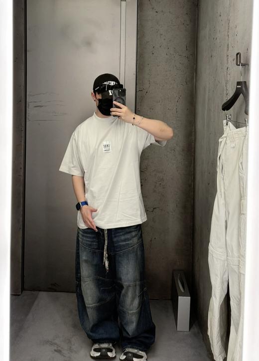 巴黎世家25ss520字母logo短袖T恤 白色 男女同款（DY） 商品图3