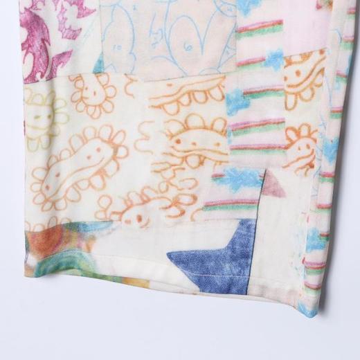 SDSA男装2026新款高贵轻奢多巴胺风格星星印花直筒阔腿休闲裤百搭 商品图3