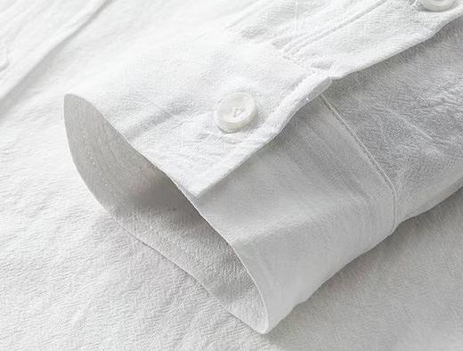 F031624春季新款宽松休闲日常百搭不挑人立体剪裁衬衫外套 商品图5