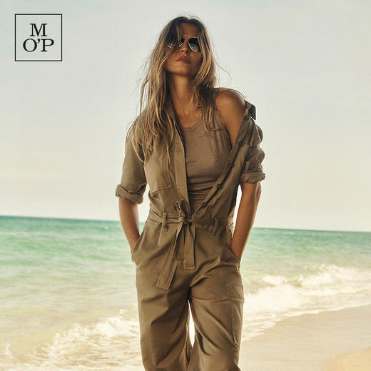 [吉赛尔同款]Marc O'Polo春新款好看垂感微弹连体裤气质衣服女士 商品图1