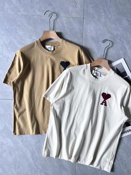 【sm1】情侣新款细腻刺绣爱心休闲短袖T恤！！ 商品图2