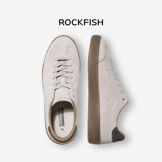 Rockfish 901复古德训休闲鞋复古经典反绒皮面运动鞋板鞋 商品图0