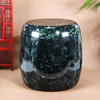 天然玉石骨灰坛绿色净面骨灰桶骨灰盅20*20cm 商品缩略图0