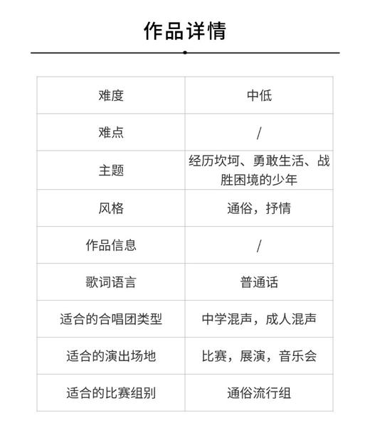 小小少年（金承志 曲）混声四部和钢琴 正版合唱乐谱「本作品已支持自助发谱 首次下单请注册会员 详询客服」 商品图2