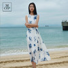 Marc O'Polo/MOP夏季新款好看时尚自然无袖印花系腰连衣裙女长裙 商品缩略图2