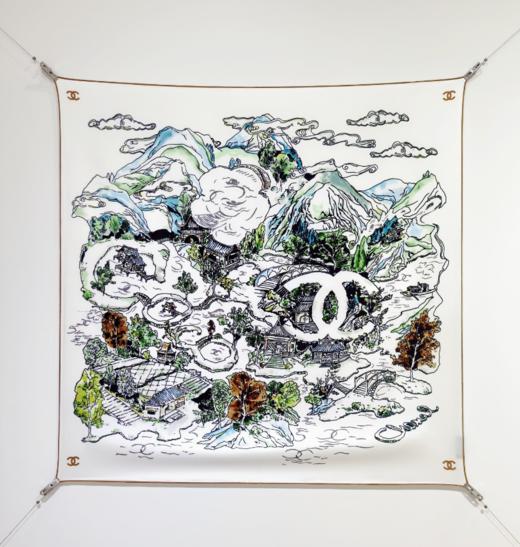 香奶奶26新春90CM丝巾方巾 商品图1