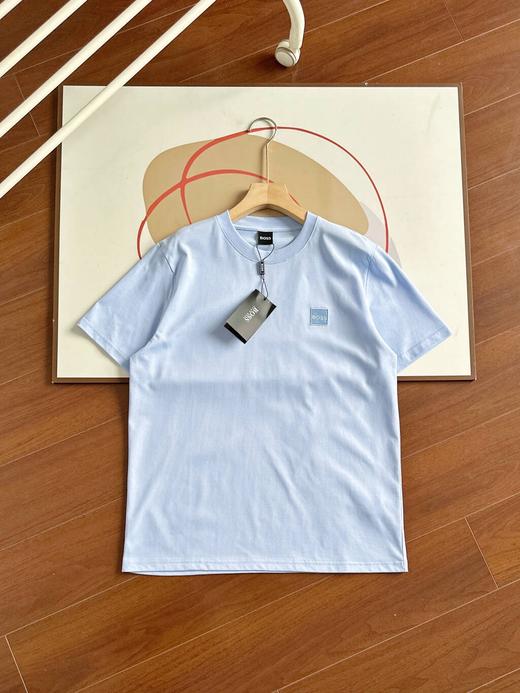 纯棉T恤！！ 立体刺绣小标圆领衫 商品图3
