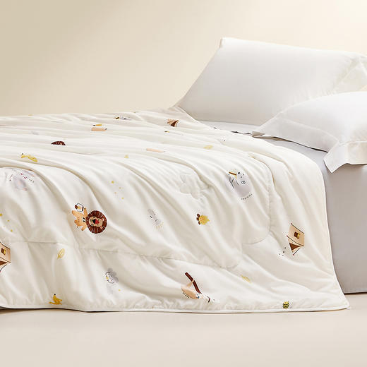 罗莱儿童 萌趣 XS A类抗菌蚕丝被-二合一 野营派对 商品图7