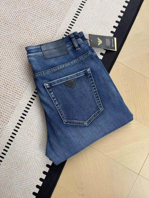 F031684春夏新款超高品质水洗做旧男士牛仔裤长裤 商品图5