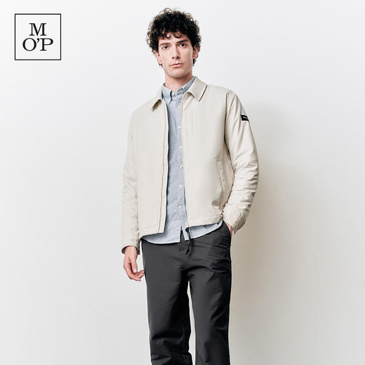 Marc O'Polo/MOP25春秋季新款纯色简约轻薄保暖衬衫领棉服男夹克 商品图0