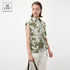 Marc O'Polo/MOP夏季新款好看气质设计感无袖绑带印花衬衫女上衣 商品缩略图4