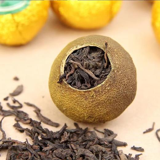 【食品酒水】-新会小青柑茶陈皮普洱茶熟茶小柑桔柑普茶桔普茶 商品图1