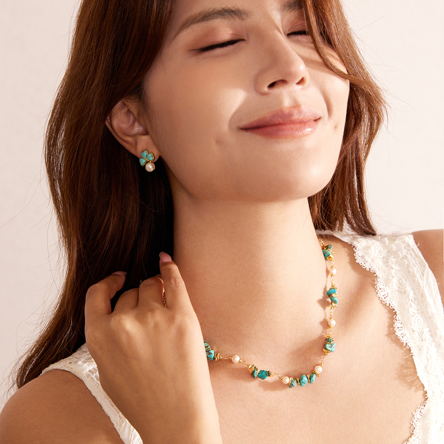 【春夏百搭款】Manreya玛芮雅春夏首饰系列丨彩色项链、多巴胺手链、花瓣耳钉项链、珍珠耳夹款