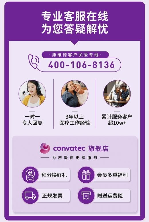 康维德爱康肤泡沫敷料 压疮褥疮贴 吸收渗液 420631/420633/420637/420635无黏边 商品图5