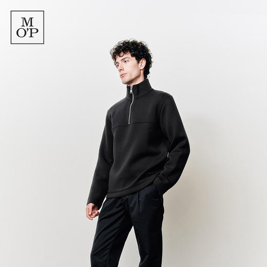[托尼克罗斯同款]Marc O'Polo25春秋季新款简约立领卫衣男套头衫 商品图2