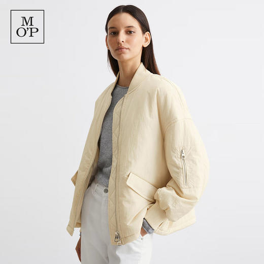 Marc O'Polo/MOP25春秋季新款简约设计棒球领飞行夹克棉服外套女 商品图3