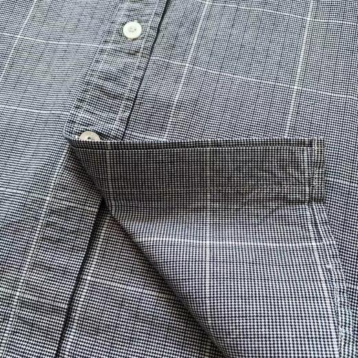 F031653男士长袖衬衫上衣春秋季新款舒适休闲格子衬衣外套 商品图10