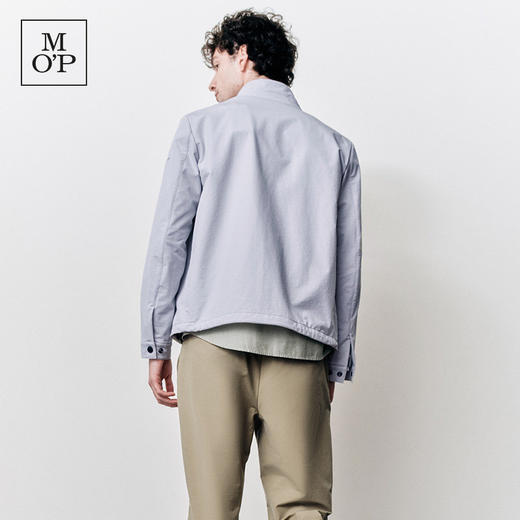 Marc O'Polo/MOP25春秋季新款简约舒适弹性立领抓绒外套男士夹克 商品图4