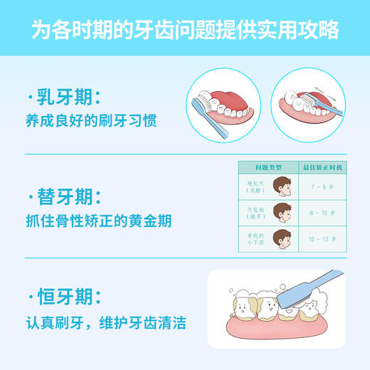 儿童牙齿健康百科：从科学防护到早期矫正（专业，实用，好懂，让牙齿不生病，让矫正不踩坑） 商品图4