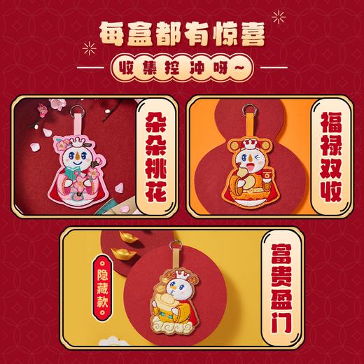 蜜雪冰城雪王魔法铺 雪王送福卡套挂件 商品图2