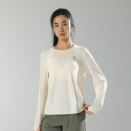 马孔多 | 面膜感长袖运动T恤女防晒速干抗菌凉感跑步上衣 商品图1