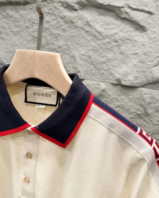 F0316105新款时尚休闲翻领宽松显瘦短袖Polo衫男女同款 商品图5