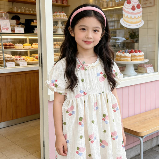 【女宝宝甜美穿搭34.9/件】2026年新款夏季女宝宝可爱清凉连衣裙聚 商品图3