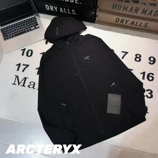 F0316107纯色连帽软壳轻薄户外防风防晒夹克外套 商品图8