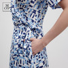 Marc O'Polo/MOP夏季新款好看印花时尚V领茶歇裙显瘦收腰连衣裙女 商品缩略图4