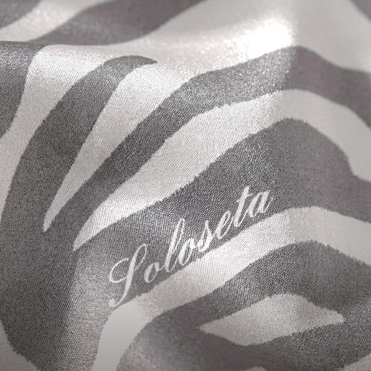 Solo seta男士真丝印花短袖短裤套装桑蚕丝可外穿家居服2026春夏 商品图4