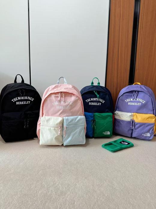 直发 北家拼色轻便双肩包，儿童书包，旅行包 随包赠送露营垫 商品图1