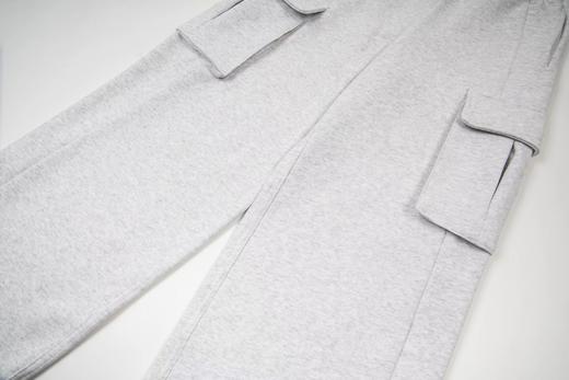 F0316100柔软亲肤Scuba系列女款工装高腰休闲阔腿裤 商品图3