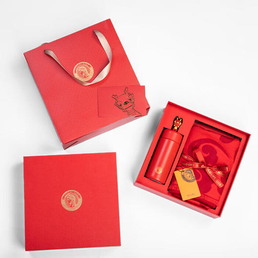罗莱悦礼-礼赞系列-小龙杯围巾礼盒 商品图0
