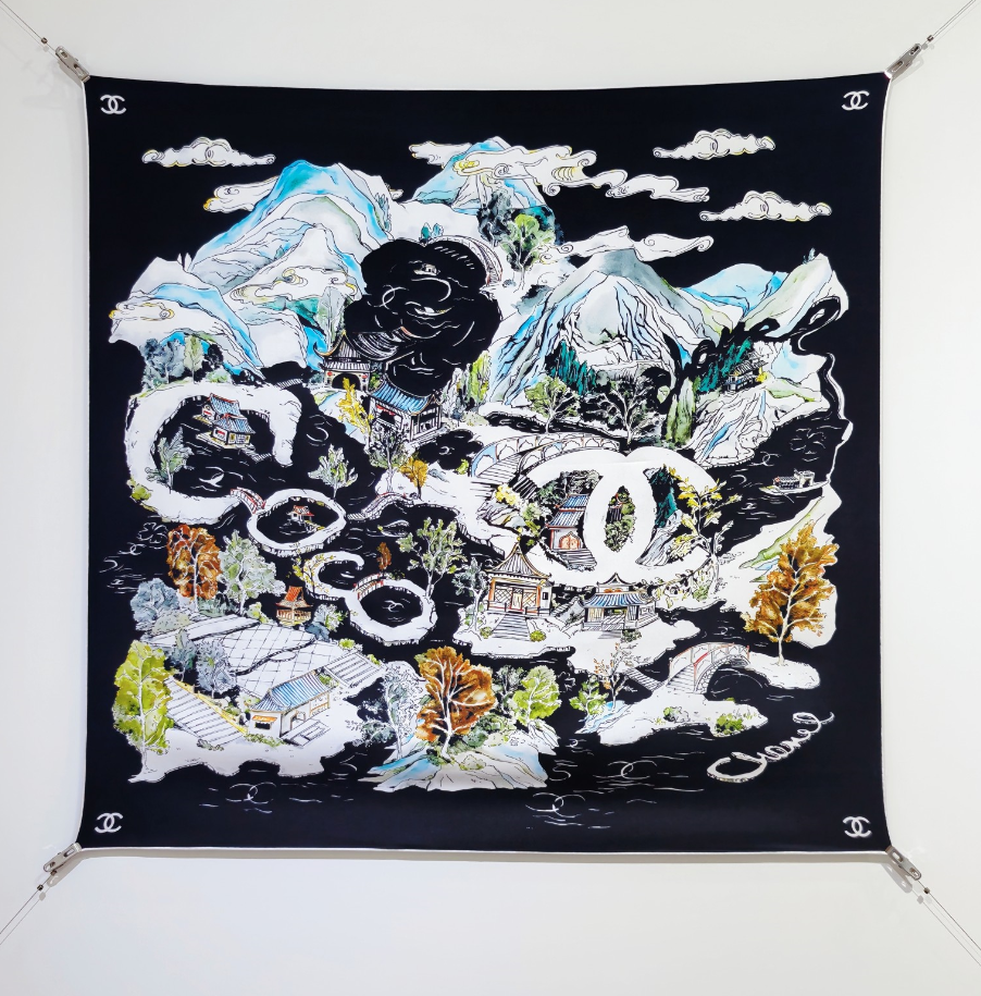 香奶奶26新春90CM丝巾方巾