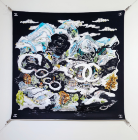 香奶奶26新春90CM丝巾方巾