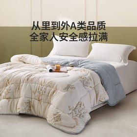 LOVO乐蜗 倍·蓬松 抗菌冬被-轻风徐来