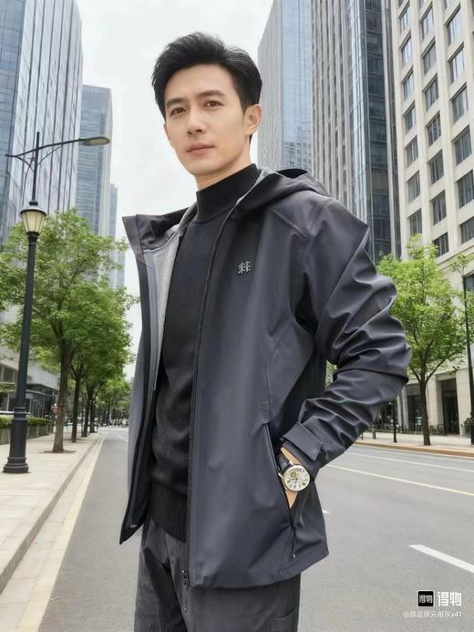 F031618春季新款防泼水防风保暖软壳衣男女同款夹克外套 商品图14